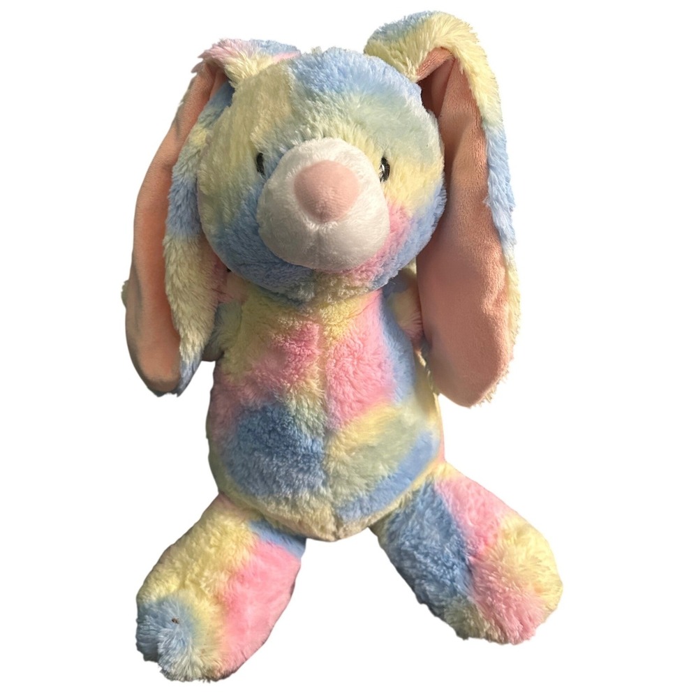 Gund Pastel Tie Dye Bunny Rabbit Plush Stuffed Animal Floppy Ears 4060499